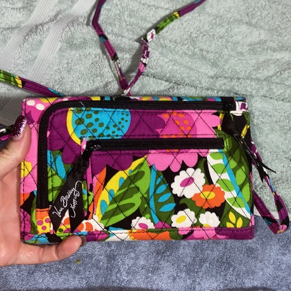 Nwt Vera Bradley va va bloom Strap Wallet crossbody - Picture 11 of 14